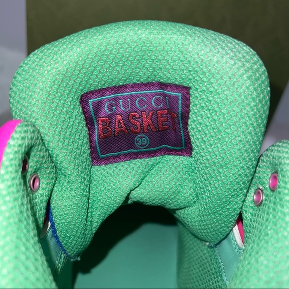 Gucci “”Host pick💖💖Basket high top sneakers - Picture 11 of 17